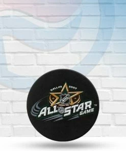 InGlassCo 2007 NHL All-Star Game Unsigned Logo Hockey Puck Collectibles
