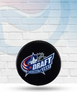 InGlassCo 2007 NHL Draft Unsigned Draft Logo Hockey Puck Collectibles