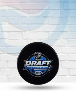 InGlassCo 2010 NHL Draft Unsigned Draft Logo Puck
