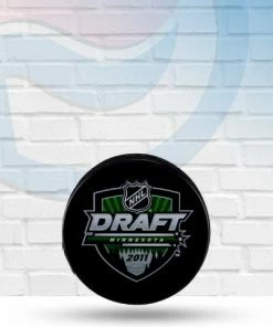 InGlassCo 2011 NHL Draft Unsigned Draft Logo Puck