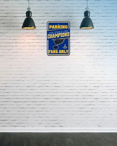 WinCraft 2019 Stanley Cup Champions St Louis Blues 11" X 17" Plastic Reserved Parking Sign 2 WinCraft 2019 Stanley Cup Champions St Louis Blues 11" X 17" Plastic Reserved Parking Sign