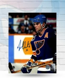 Fan Cave Sports Autographed Memorabilia Adam Oates St Louis Blues Autographed Close Up Photo - COA