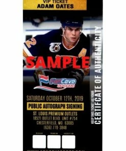 Fan Cave Sports Adam Oates St Louis Blues Autographed Photo W/