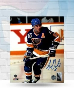Fan Cave Sports Adam Oates St Louis Blues Autographed Playmaker Photo - COA Autographed Memorabilia