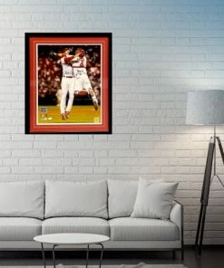 Fan Cave Sports Autographed Memorabilia Adam Wainwright And Yadier Molina St Louis Cardinals WS Celebration Dual Autographed Framed 16x20 - JSA COA
