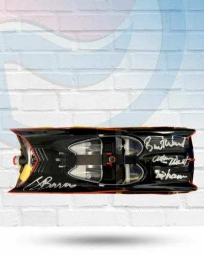 Fan Cave Sports Adam West Burt Ward & George Barris Autographed 1966 Mattel Batmobile #42/100 Autographed Memorabilia 1 Fan Cave Sports Adam West Burt Ward & George Barris Autographed 1966 Mattel Batmobile #42/100 Autographed Memorabilia