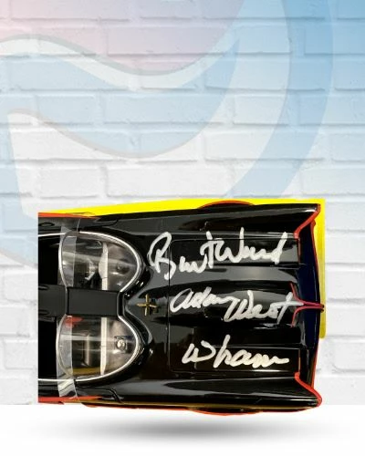 Fan Cave Sports Adam West Burt Ward & George Barris Autographed 1966 Mattel Batmobile #42/100 Autographed Memorabilia 3 Fan Cave Sports Adam West Burt Ward & George Barris Autographed 1966 Mattel Batmobile #42/100 Autographed Memorabilia