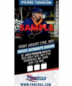 Fan Cave Sports Autographed Memorabilia Al MacInnis Pierre Turgeon St Louis Blues Dual Autographed 11x14 Photo - JSA 5 Fan Cave Sports Autographed Memorabilia Al MacInnis Pierre Turgeon St Louis Blues Dual Autographed 11x14 Photo - JSA