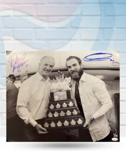 Fan Cave Sports Autographed Memorabilia Al MacInnis Ryan O'Reilly St Louis Blues Dual Autographed Conn Smythe 16x20 #/15 Photo - JSA