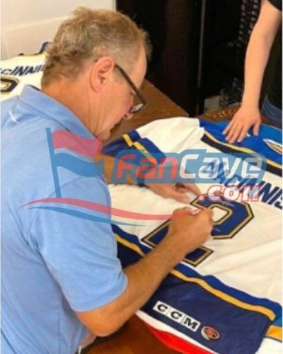 Fan Cave Sports Al MacInnis Ryan O'Reilly St Louis Blues Dual Autographed Conn Smythe 16x20 Photo - JSA Autographed Memorabilia 2 Fan Cave Sports Al MacInnis Ryan O'Reilly St Louis Blues Dual Autographed Conn Smythe 16x20 Photo - JSA Autographed Memorabilia