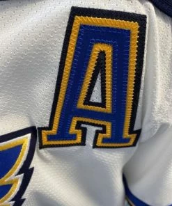 Fan Cave Sports Al MacInnis St Louis Blues Autographed CCM Away Jersey With Inscription - JSA