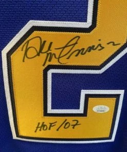 Fan Cave Sports Al MacInnis St Louis Blues Autographed CCM Home Jersey With Inscription- JSA