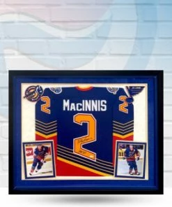 Fan Cave Sports Autographed Memorabilia Al MacInnis St Louis Blues Autographed Framed CCM Retro Jersey W/ "HOF 07" Inscription - JSA