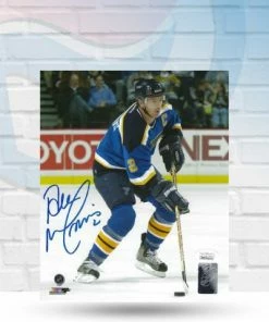 Fan Cave Sports Al MacInnis St Louis Blues Autographed Head Up Photo - JSA Autographed Memorabilia
