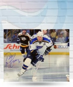 Fan Cave Sports Al MacInnis St Louis Blues Autographed Skating 16x20 Photo - JSA