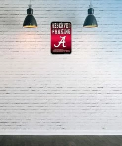 WinCraft Alabama Crimson Tide 11" X 17" Plastic Reserved Parking Sign