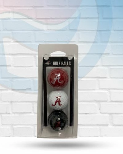 Team Golf Alabama Crimson Tide 3-Pack Golf Balls 1 Team Golf Alabama Crimson Tide 3-Pack Golf Balls