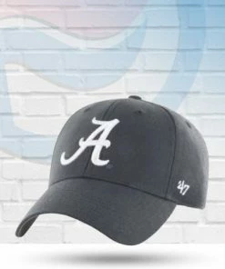 '47 Brand Alabama Crimson Tide Charcoal MVP Wool Adjustable Hat