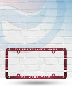 WinCraft Alabama Crimson Tide Plastic License Plate Frame Automotive