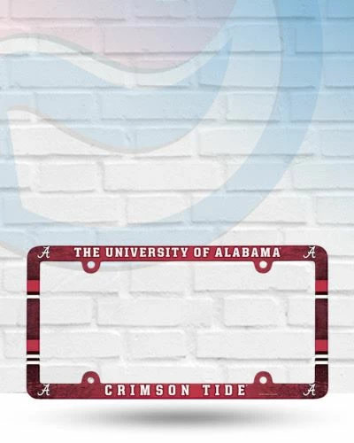 WinCraft Alabama Crimson Tide Plastic License Plate Frame Automotive 1 WinCraft Alabama Crimson Tide Plastic License Plate Frame Automotive