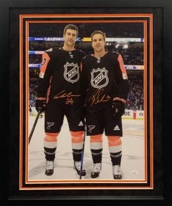 Fan Cave Sports Autographed Memorabilia Alex Pietrangelo And Brayden Schenn 2018 All Star Game Dual Autographed Framed 16x20 - JSA