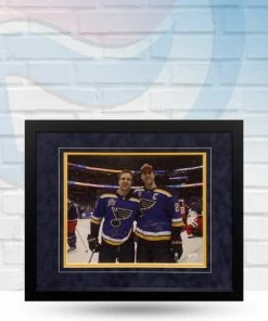 Fan Cave Sports Autographed Memorabilia Alex Pietrangelo And Brayden Schenn 2020 All Star Skills Dual Autographed Framed 11x14 - JSA