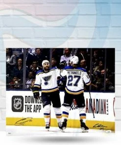Fan Cave Sports Alex Pietrangelo And Ryan O'Reilly St Louis Blues Dual Autographed 16x20 - JSA