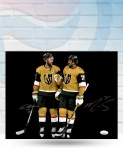 Fan Cave Sports Alex Pietrangelo Ryan Reaves Vegas Golden Knights Dual Autographed 16X20 Photo JSA Autographed Memorabilia