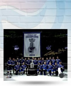 Fan Cave Sports Autographed Memorabilia Alex Pietrangelo St Louis Blues Autographed 2019 Banner Raising 8x10 Photo - COA