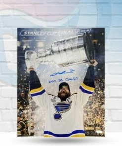 Fan Cave Sports Alex Pietrangelo St Louis Blues Autographed 2019 Stanley Cup 16x20 Photo With Inscription- JSA