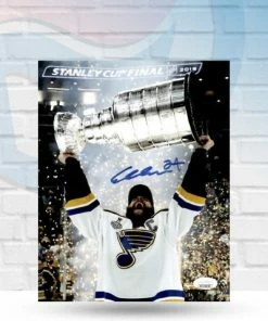 Fan Cave Sports Alex Pietrangelo St Louis Blues Autographed 2019 Stanley Cup Raising Photo - JSA Autographed Memorabilia