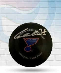 Fan Cave Sports Alex Pietrangelo St Louis Blues Autographed Retro Official Game Puck - JSA COA Autographed Memorabilia