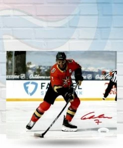 Fan Cave Sports Alex Pietrangelo Vegas Golden Knights Autographed 2021 Outdoors Lake Tahoe Game Photo - COA