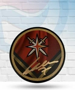 Fan Cave Sports Autographed Memorabilia Alex Pietrangelo Vegas Golden Knights Autographed Reverse Retro Logo Puck - JSA
