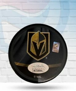Fan Cave Sports Autographed Memorabilia Alex Pietrangelo Vegas Golden Knights Autographed Reverse Retro Logo Puck - JSA