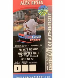 Fan Cave Sports Alex Reyes St Louis Cardinals Autographed All Star Futures Game Baseball - Fan Cave COA