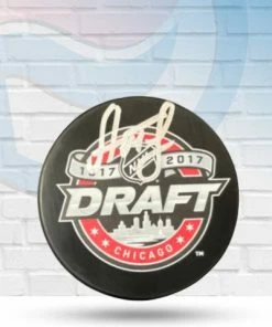 Fan Cave Sports Alexei Toropchenko St Louis Blues Autographed 2017 NHL Draft Puck Autographed Memorabilia