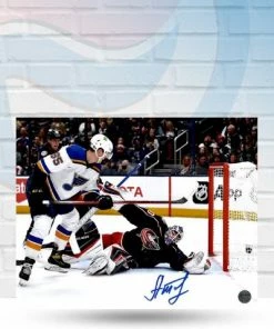 Fan Cave Sports Autographed Memorabilia Alexei Toropchenko St Louis Blues Autographed First Goal Photo 11x14
