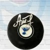 Fan Cave Sports Alexei Toropchenko St Louis Blues Autographed Logo Puck Autographed Memorabilia