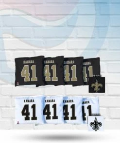 Victory Tailgate Games Alvin Kamara New Orleans Saints Regulation Cornhole Bag Set