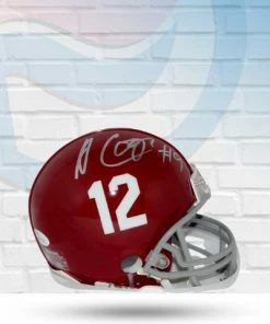 The Jersey Source Autographed Memorabilia Amari Cooper Alabama Crimson Tide Autographed Riddell Mini Helmet - JSA