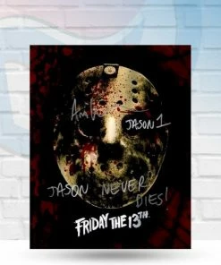 Fan Cave Sports Autographed Memorabilia Ari Lehman Jason 1 Autographed 8x10