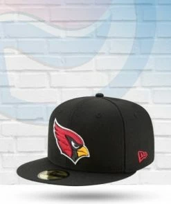 New Era Hats Arizona Cardinals Basic Black 59FIFTY Fitted Hat