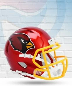 Score Here Arizona Cardinals Flash Speed Riddell Mini Football Helmet Collectibles