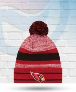 New Era Hats Arizona Cardinals Knit Pom Beanie