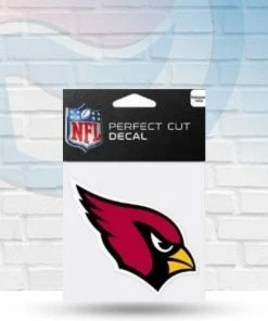 Michigan Decals Arizona Cardinals Perfect Cut Decal 4" X 4"