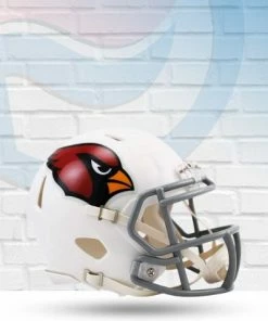 Score Here Arizona Cardinals Speed Riddell Mini Football Helmet