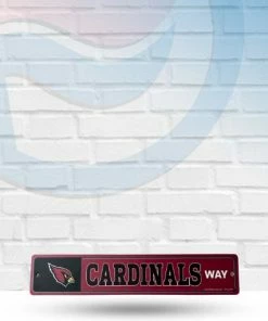 WinCraft Wall Signs Arizona Cardinals Street Zone Plastic Sign