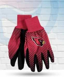 Michigan Arizona Cardinals Two Tone Striped Utility Gloves