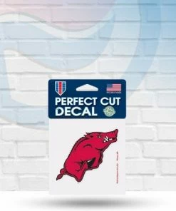 WinCraft Arkansas Razorbacks Perfect Cut Decal 4" X 4"